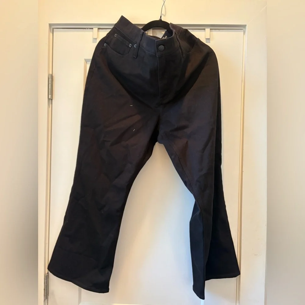 J‎ Crew Mid-rise flare crop Pants